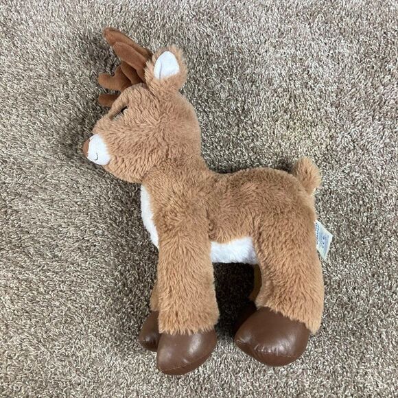 Build A Bear Glisten Reindeer Plush 2015 Christmas Stuffed Animal Brown Deer - Picture 4 of 11